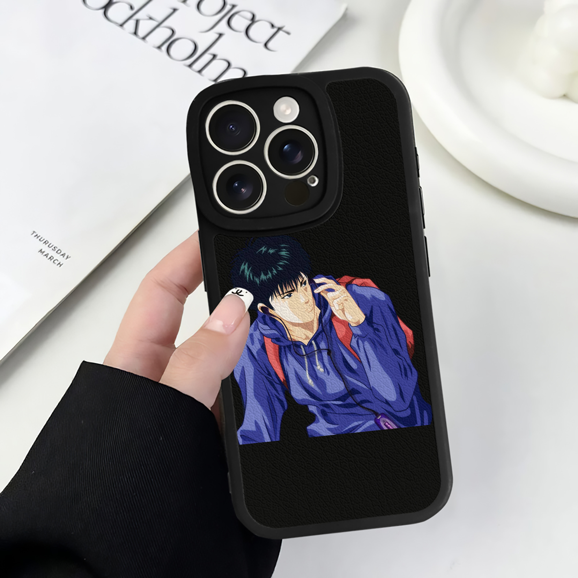 （画像用） SLAM DUNK／スラムダンク 【iPhone 16シリーズ対応】シリコンスマホケース（レザー調） 材質：シリコン